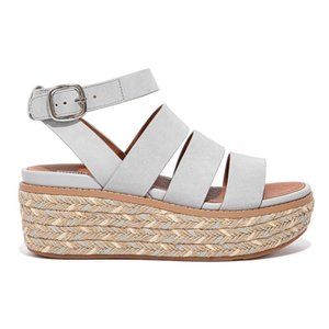 Fitflop Eloise Espadrille SuedeStrappy Wedge Sandals
